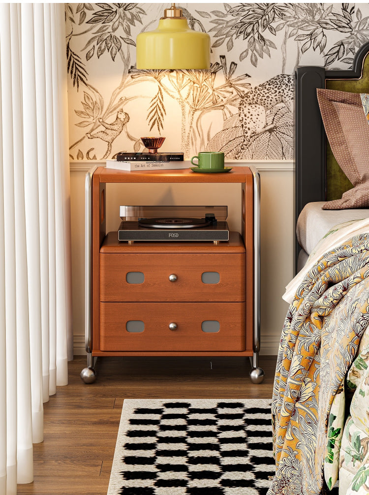 ヴィンテージ風ベッドサイドテーブル – CAGUUU