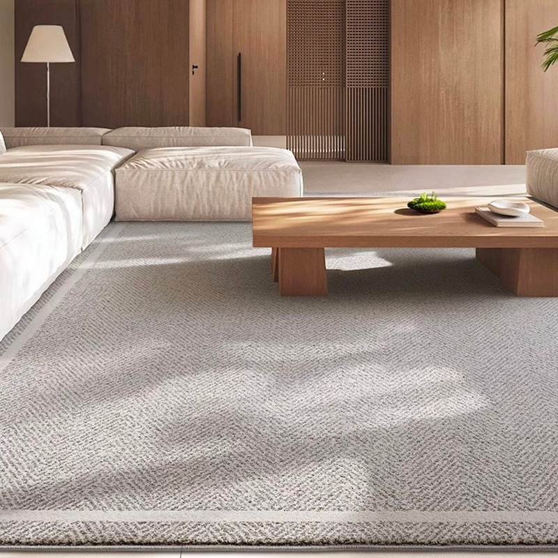 シンプルエッジデザインラグマット