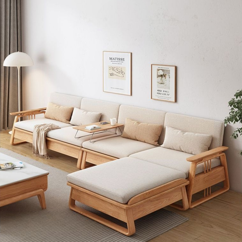 ホワイトアッシュ材収納ソファ | 季節で使い分けできる便利な