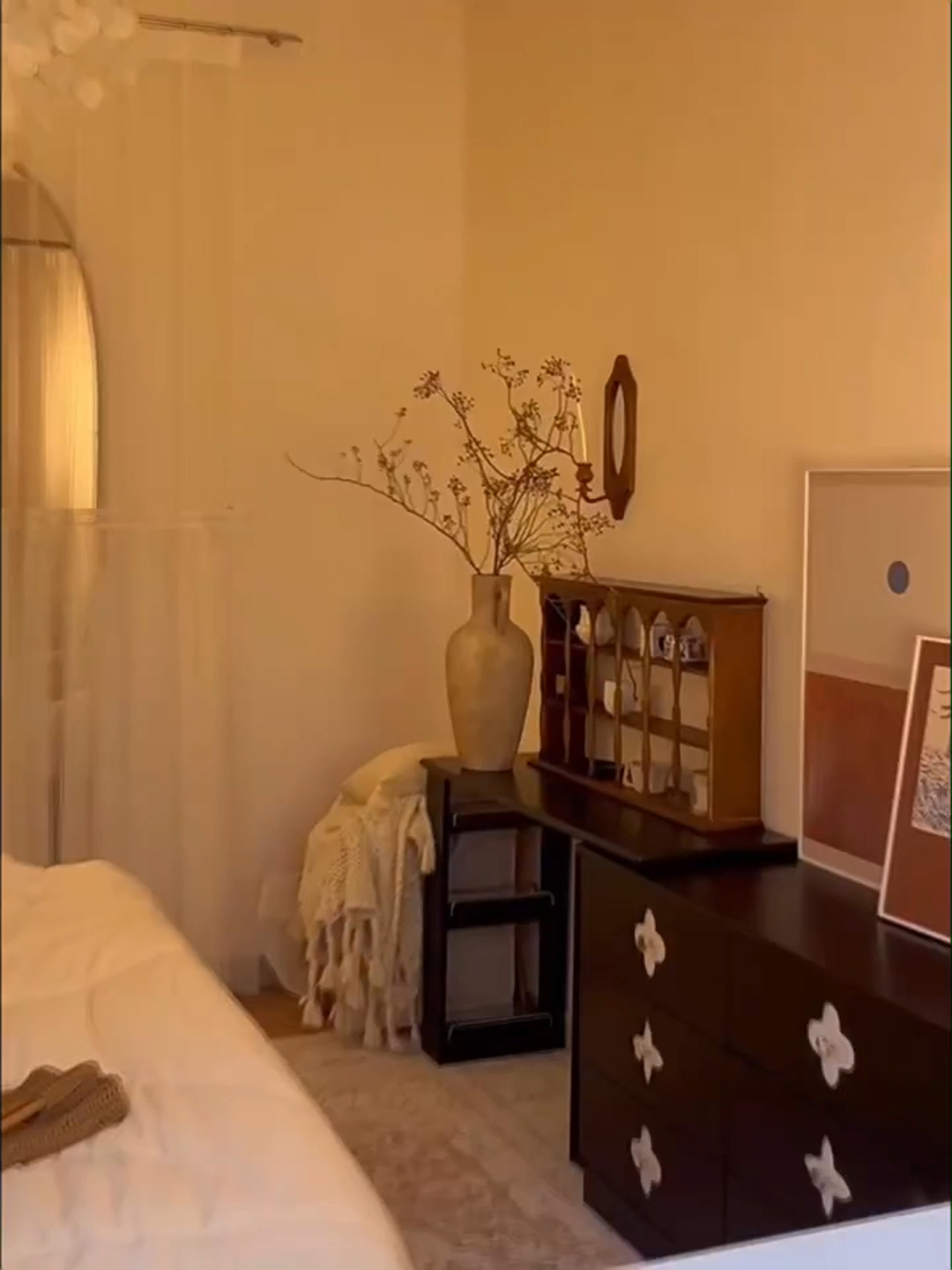 レトロ調木製カップラック