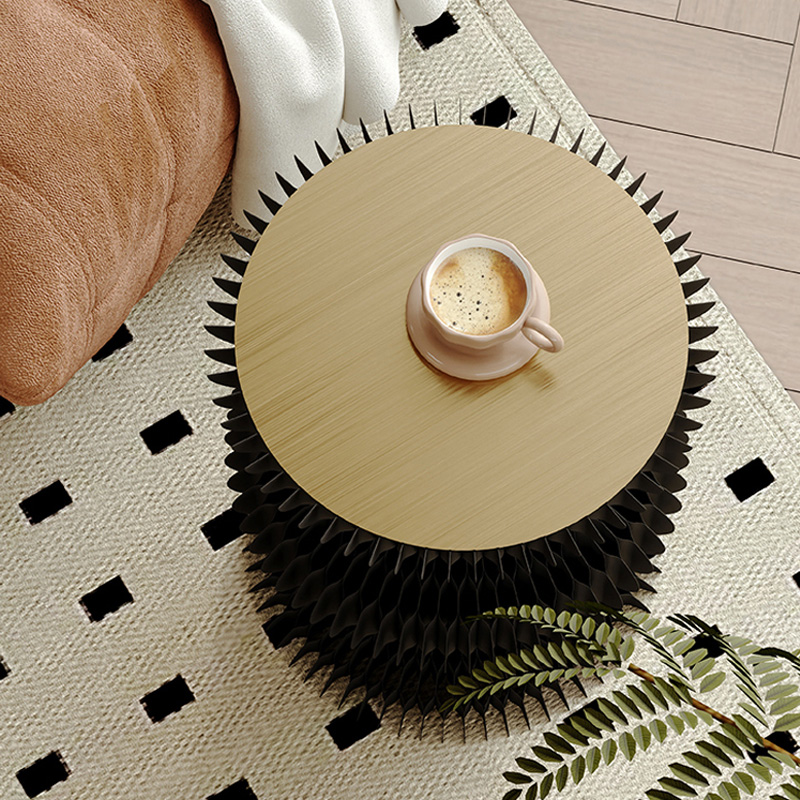 Kraft Paper ブラック　クラフト紙デザインサイドテーブル