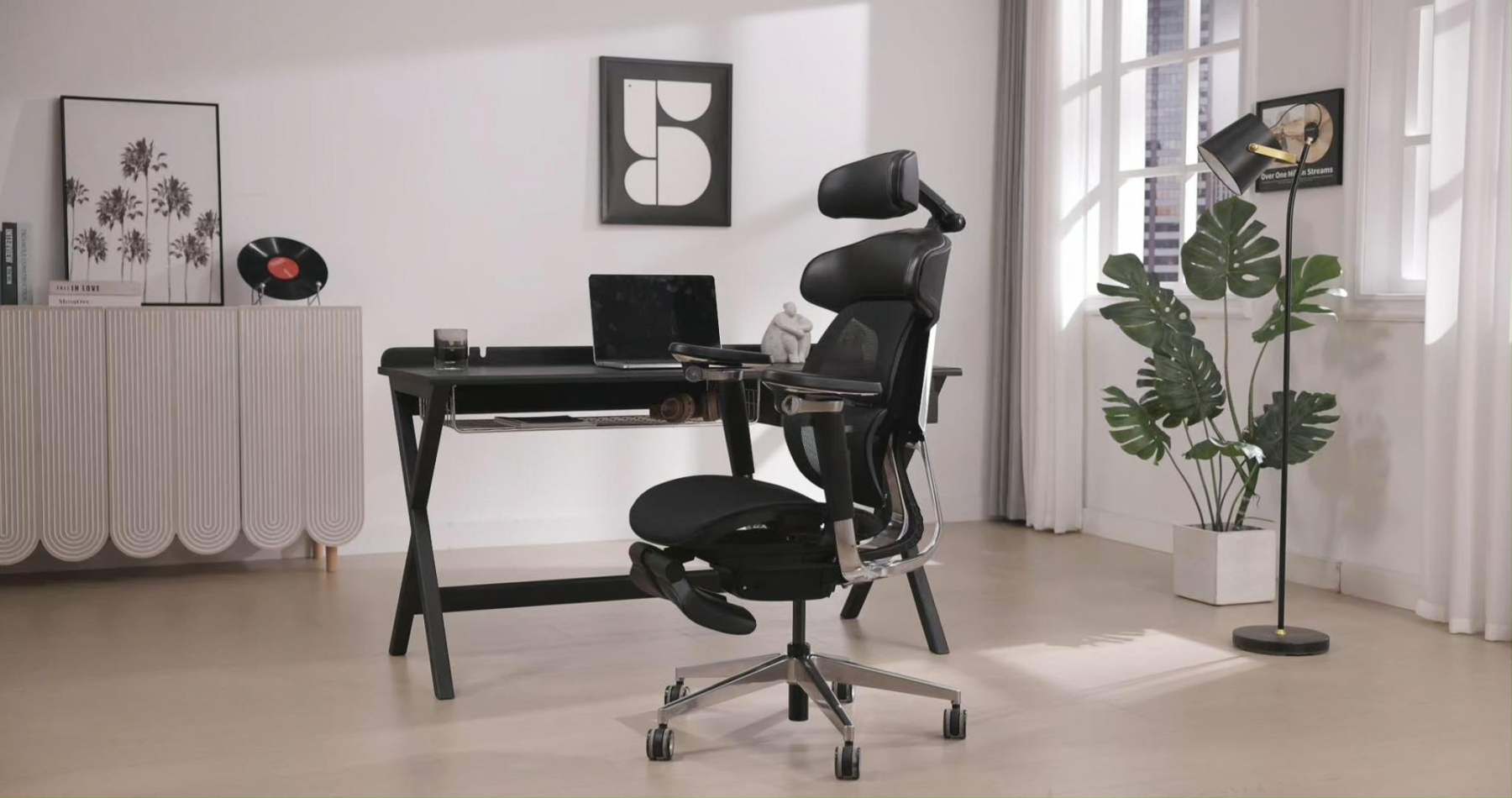 AXISU アクシスレザーリュクスオフィスチェア