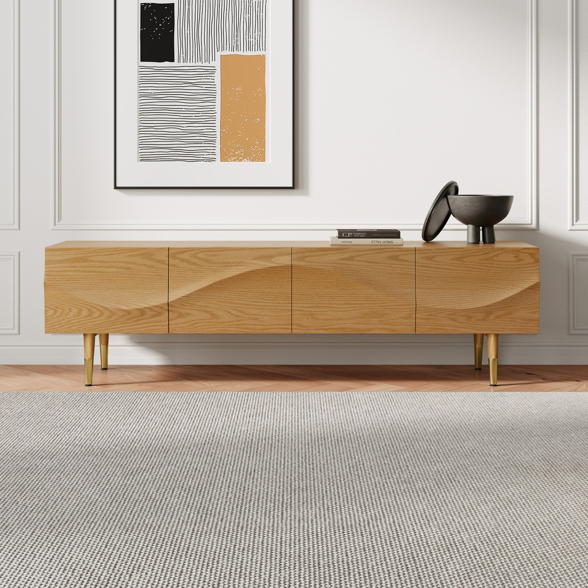 ABACA　TVボード　BR/NA ABACA TVボード BR/NA定価63000円相当