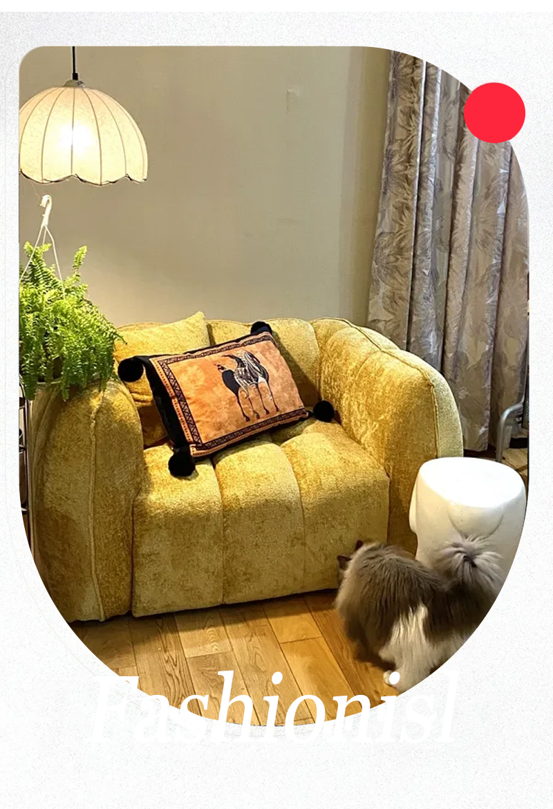 Soft Prime ブークレ生地カボチャソファ｜圧縮梱包で搬入しやすい高反発ウレタン入りソファ | 狭い空間にも最適な高密度快適ソファchion