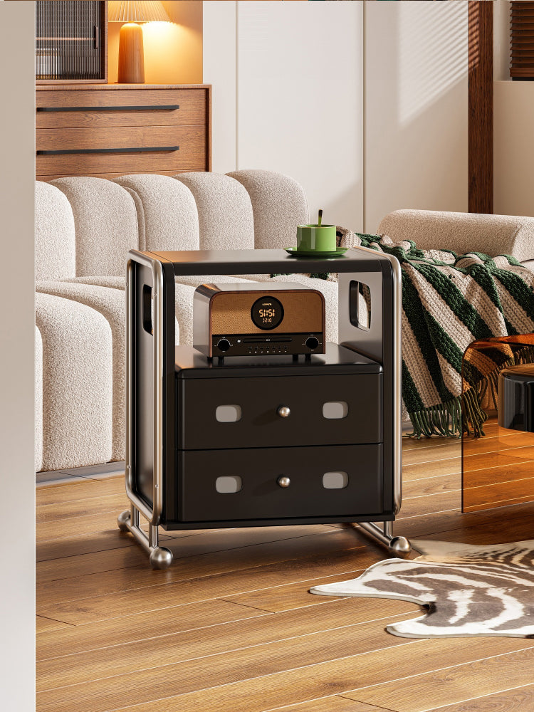 ヴィンテージ風ベッドサイドテーブル | 小ぶりでも存在感