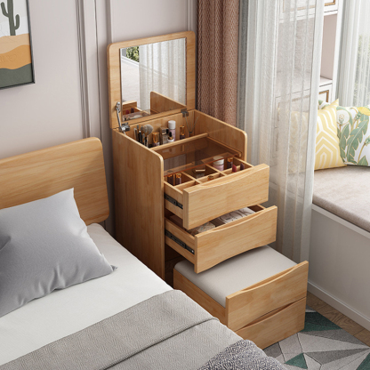 多機能木製コンパクトドレッサー
