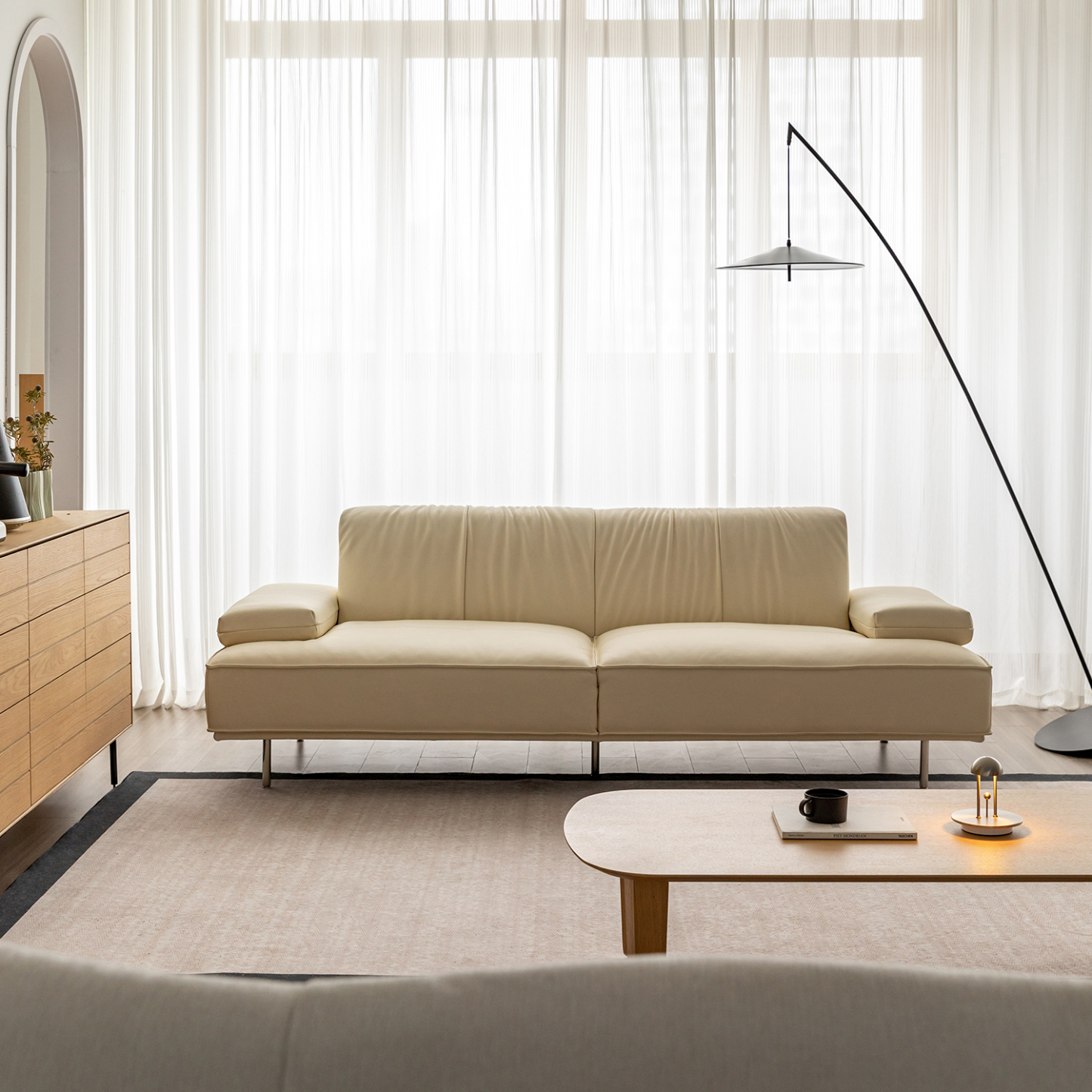 Woody Prime 総本革イタリアンソファ【カスタマイズ可】