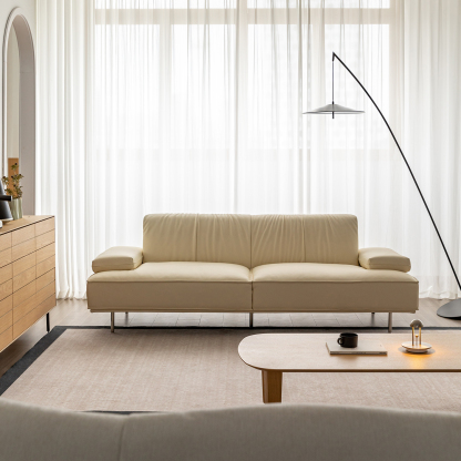 Woody Prime 総本革イタリアンソファ【カスタマイズ可】