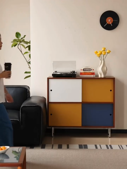 レトロカラースクエアキャビネット