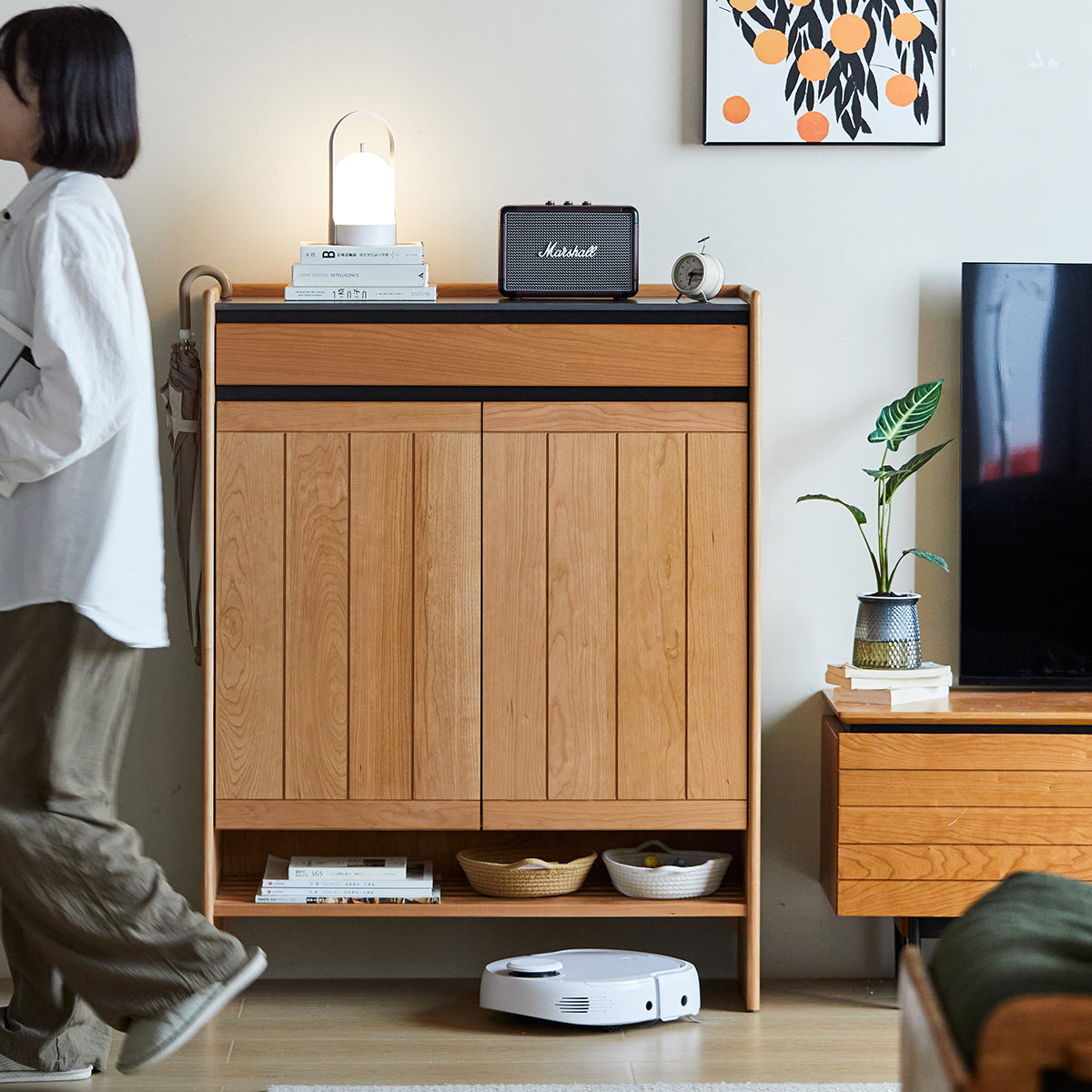 Woody Prime Cherry 大容量チェリーウッドシューズボックス – CAGUUU