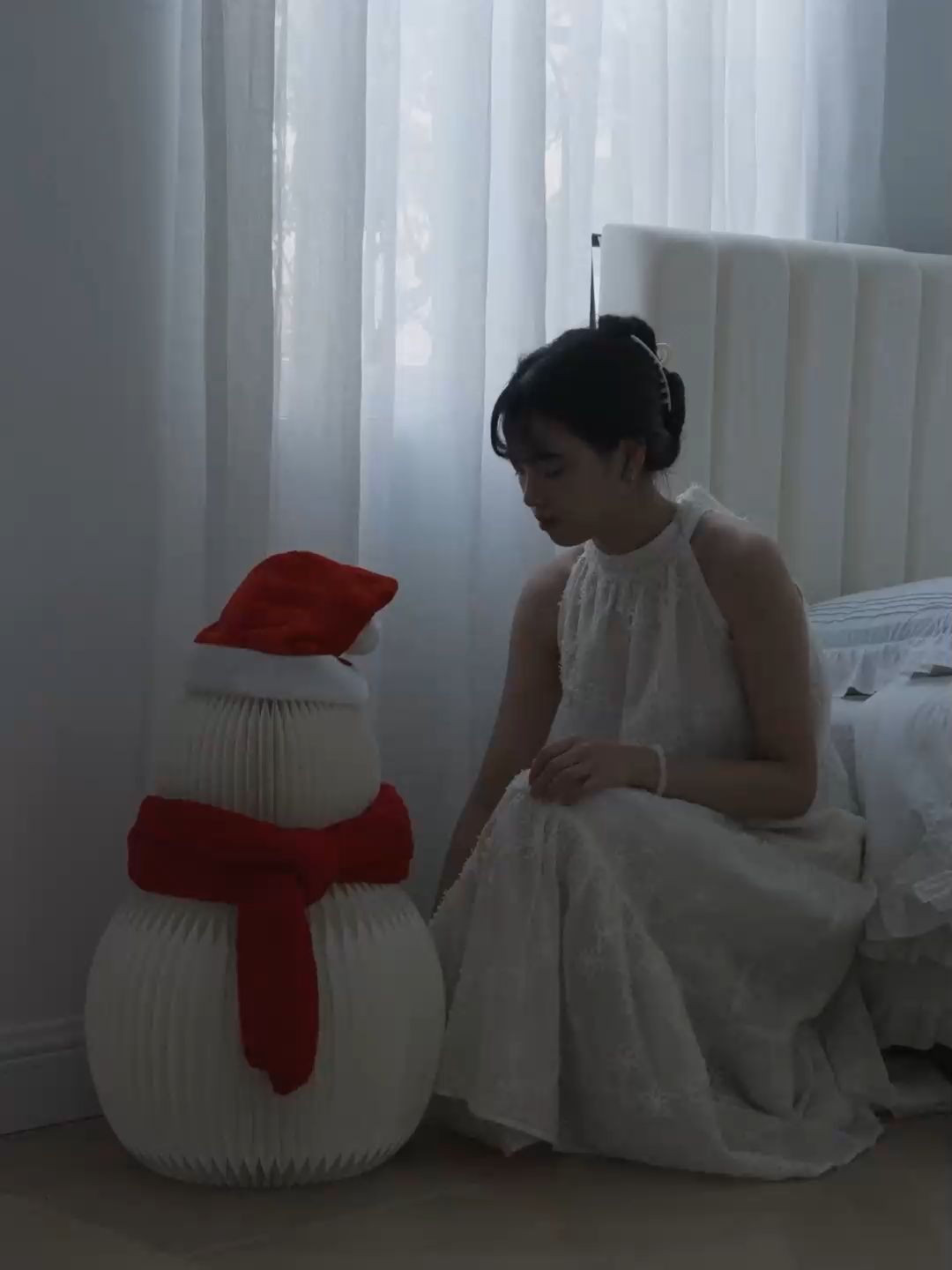 クリスマスオブジェスノーマン