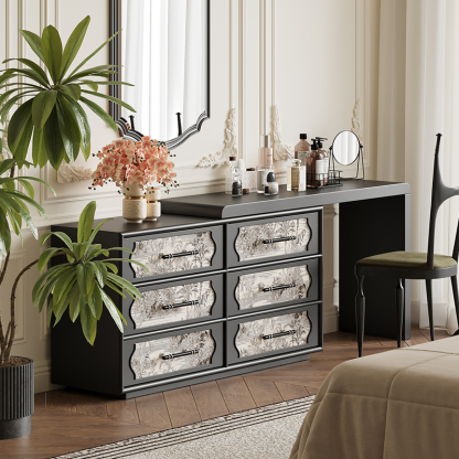 アンティーク調墨水画ドレッサーテーブル – CAGUUU