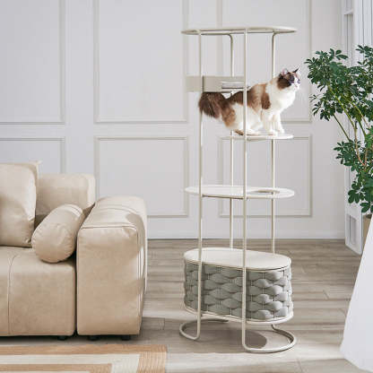 大特価＆在庫限り】猫用品シリーズ収納ラック | 快適で多機能な猫の