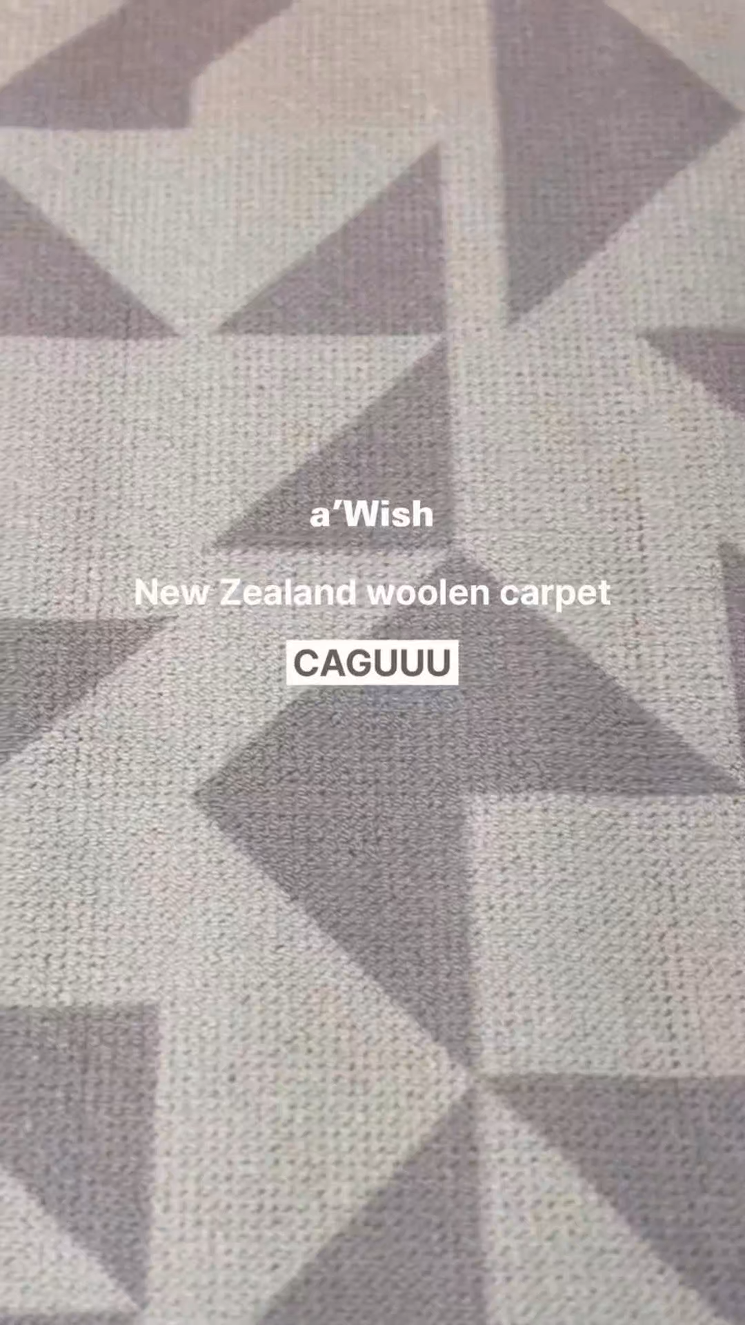 a'Wish 高級ニュージーランド産ウールラグ