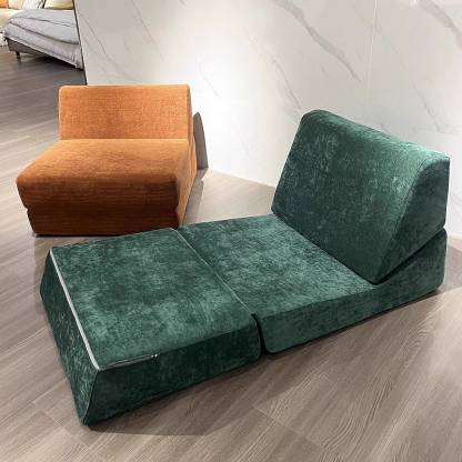 ロール圧縮ベルベットソファ – CAGUUU