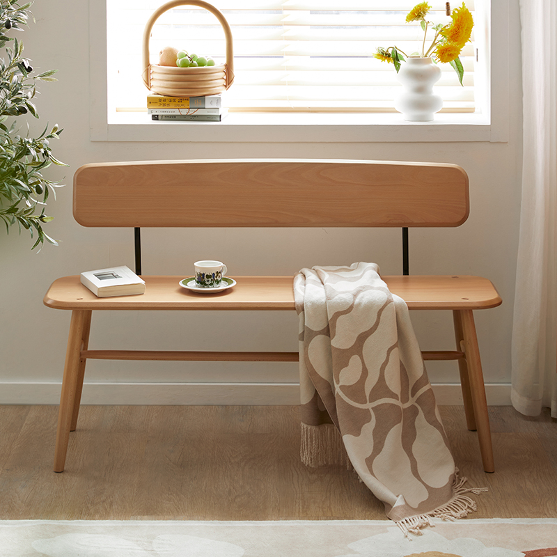 タマリビング(Tamaliving) コバ ダイニングベンチ 幅125cm 2人掛け ダークブラウン ベンチ単品 50002033 タマリビング(Tamaliving) コバ ダイニングチェア タマリビング