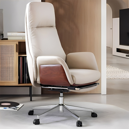 レザーハイバックチェア モビリア社 レザーハイバックチェア モビリア社