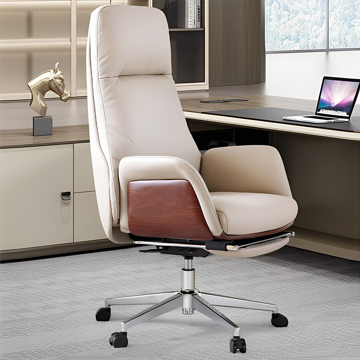 ハイバックレザーチェア