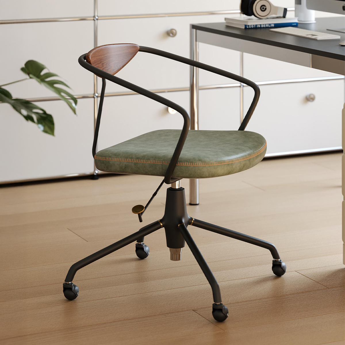 レザーオフィスチェア