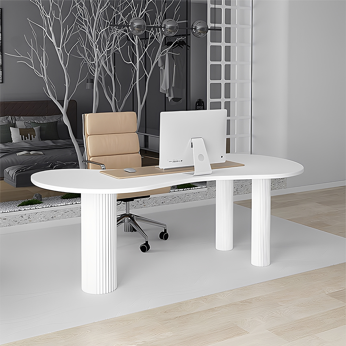 モダンカーブテーブル