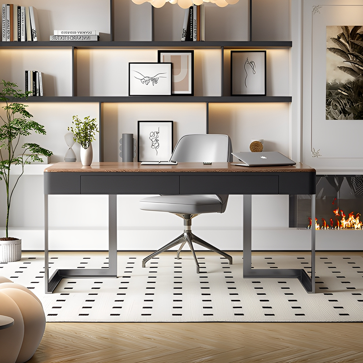 モダンオフィスデスク