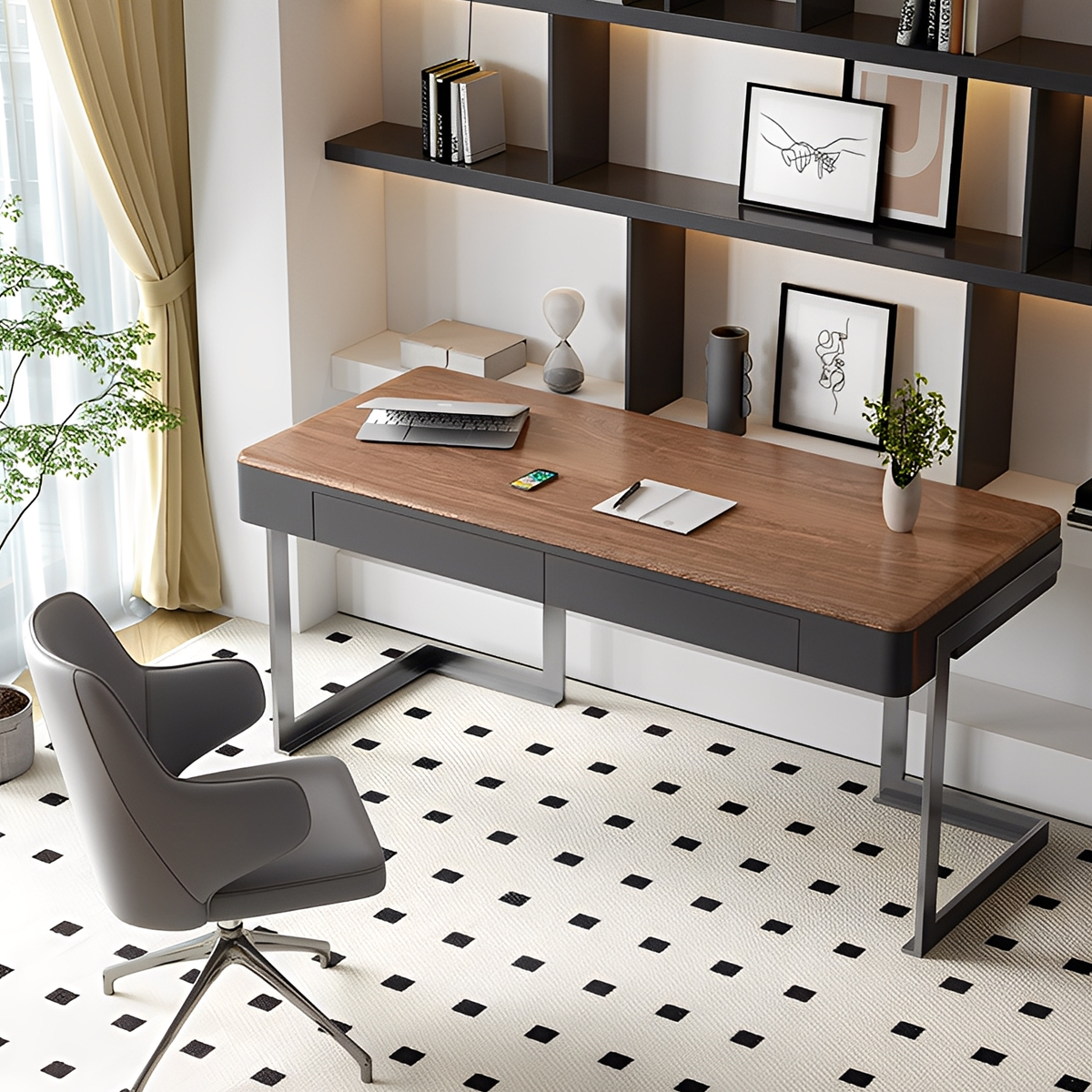 モダンオフィスデスク