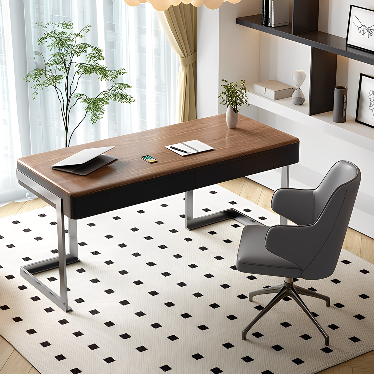 モダンオフィスデスク