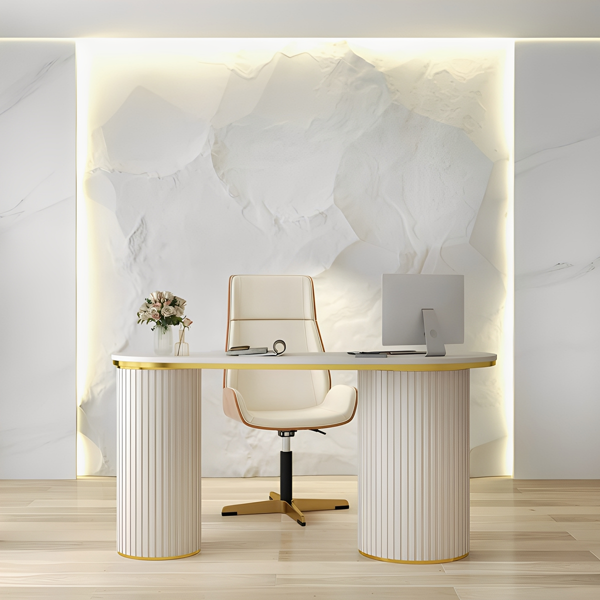 エレガントカーブデスク