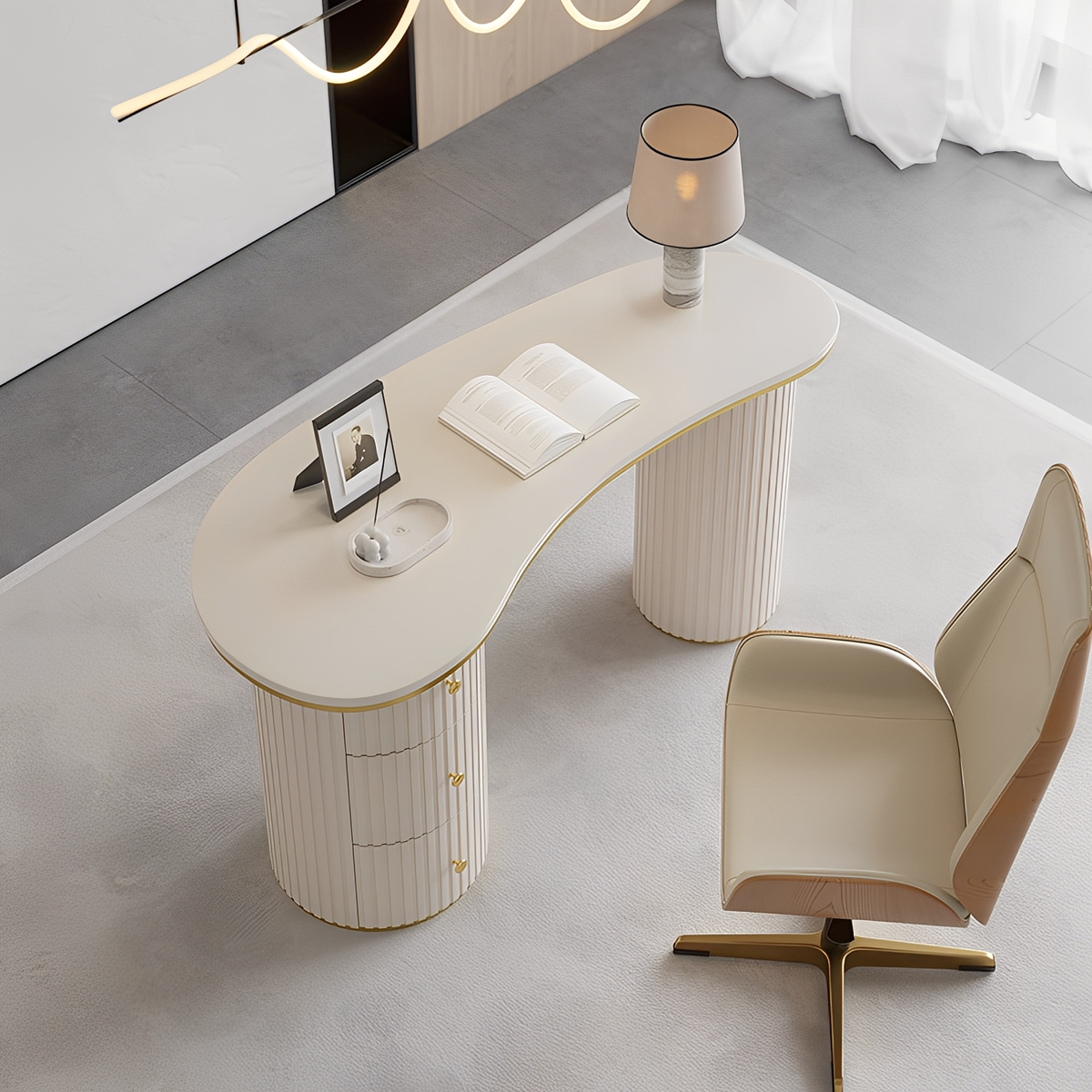 エレガントカーブデスク