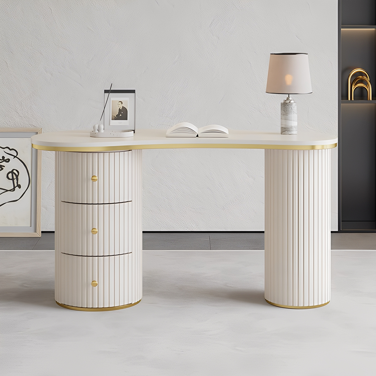 エレガントカーブデスク