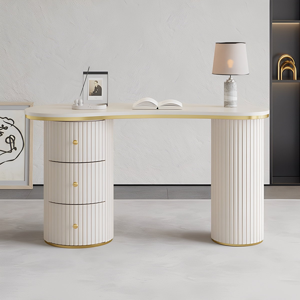 エレガントカーブデスク