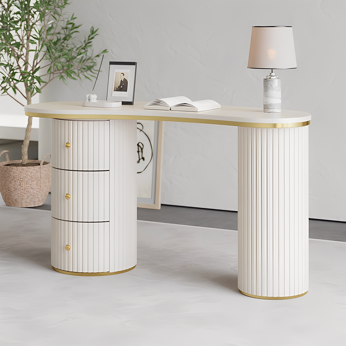 エレガントカーブデスク