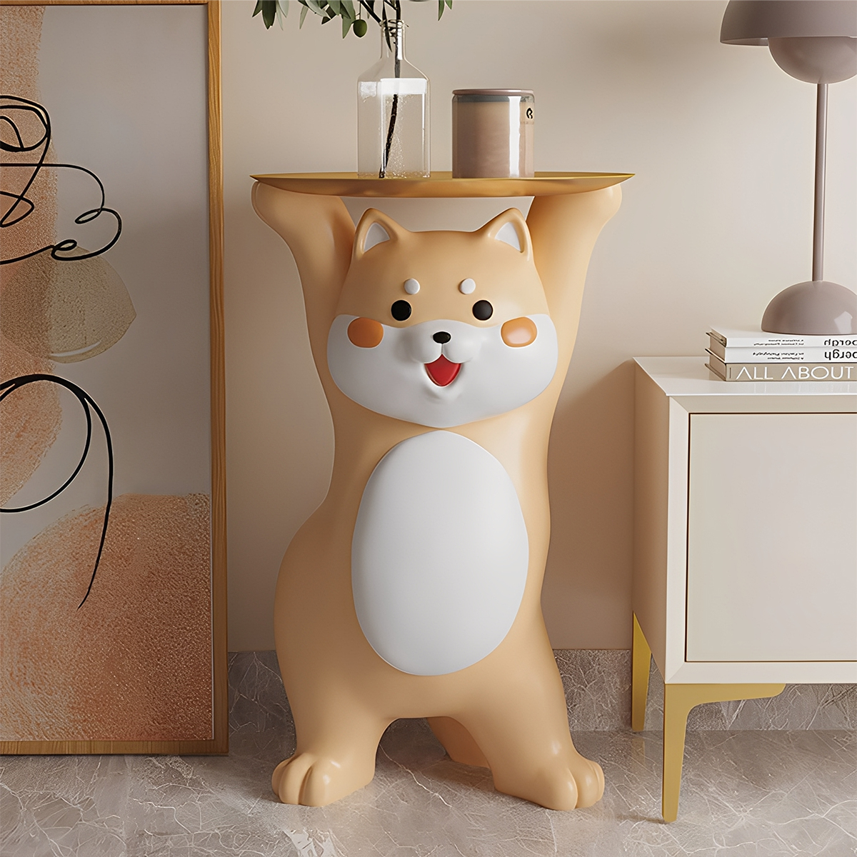 柴犬デザインマルチトレー