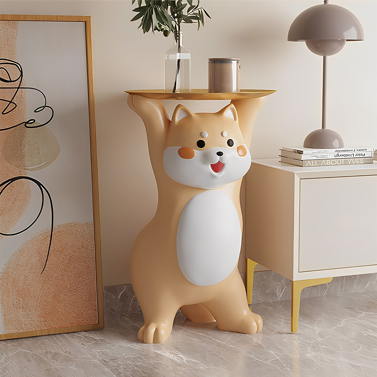 柴犬デザインマルチトレー