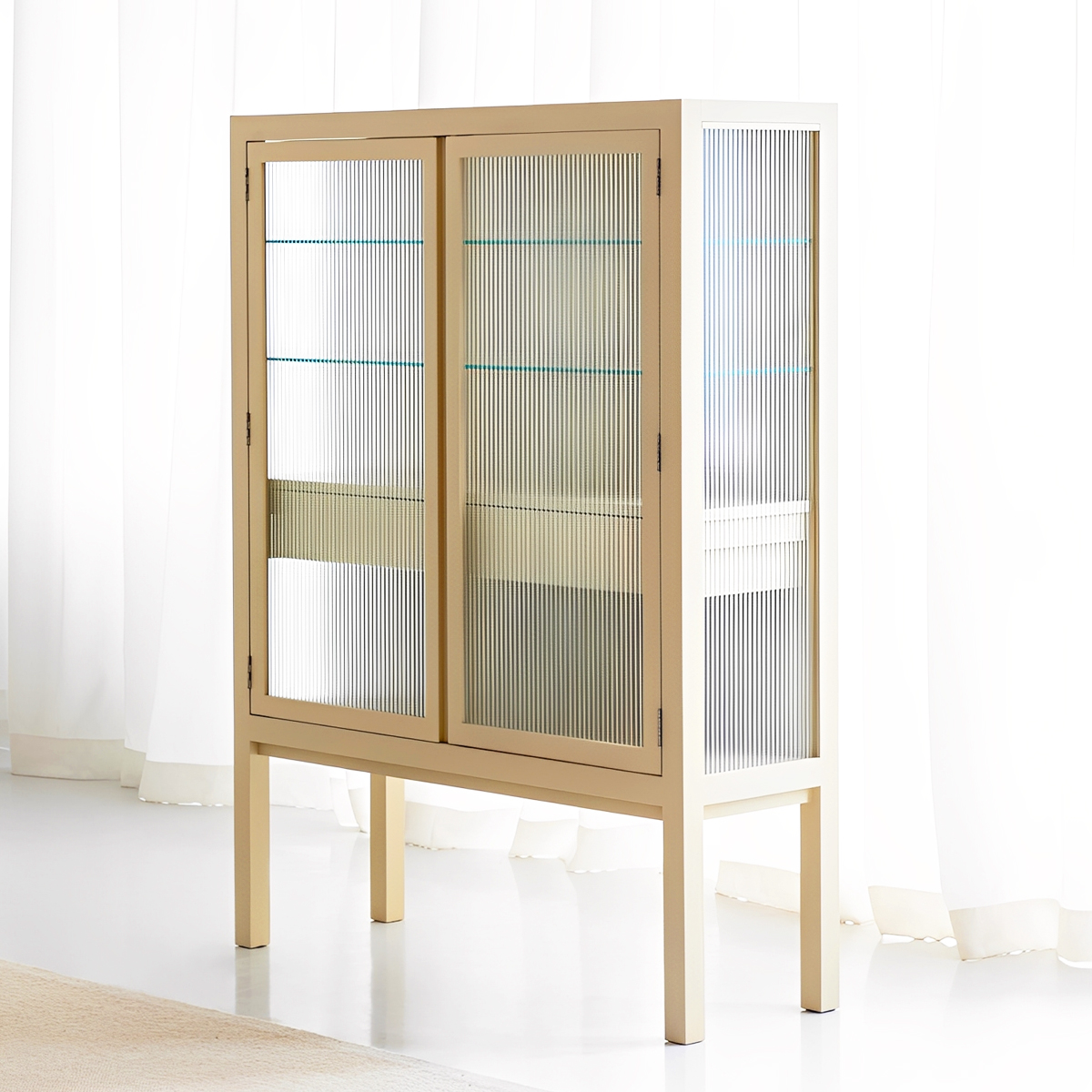 新品未使用組立済caguuuキャビネット異素材ディスプレイラック 新品未使用組立済caguuuキャビネット異素材ディスプレイラック 新品未