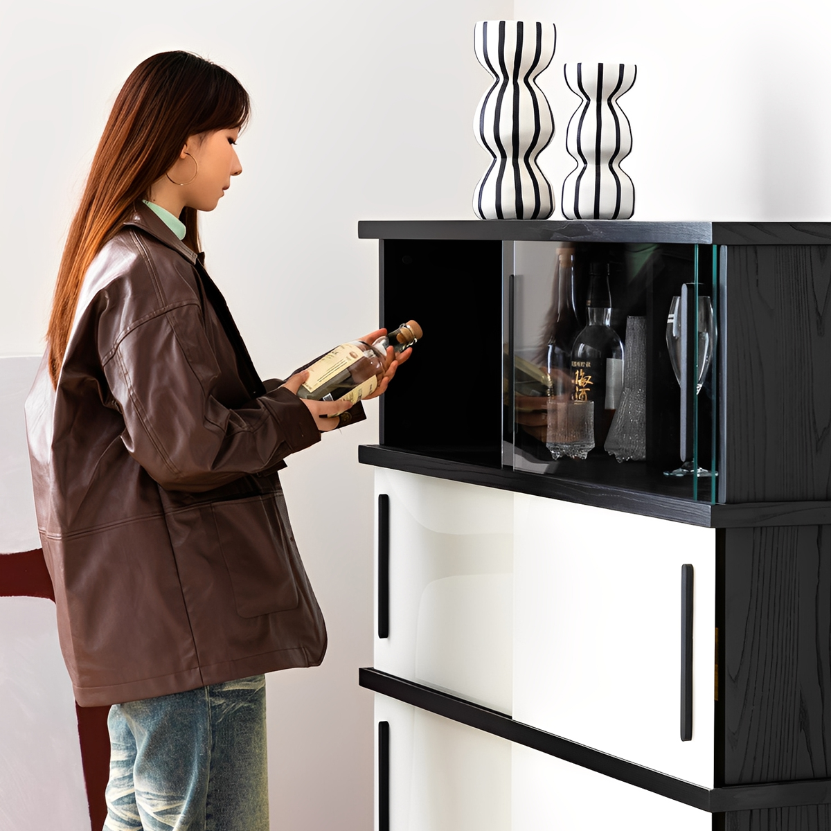 モノトーンミラーキャビネット