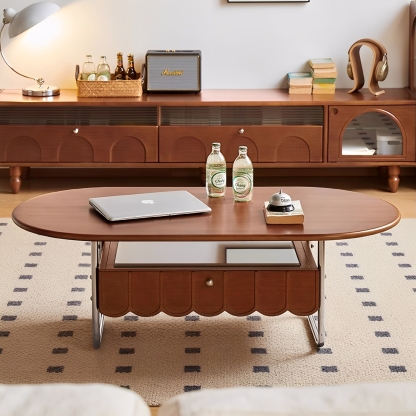 スカラップレッグティーテーブル