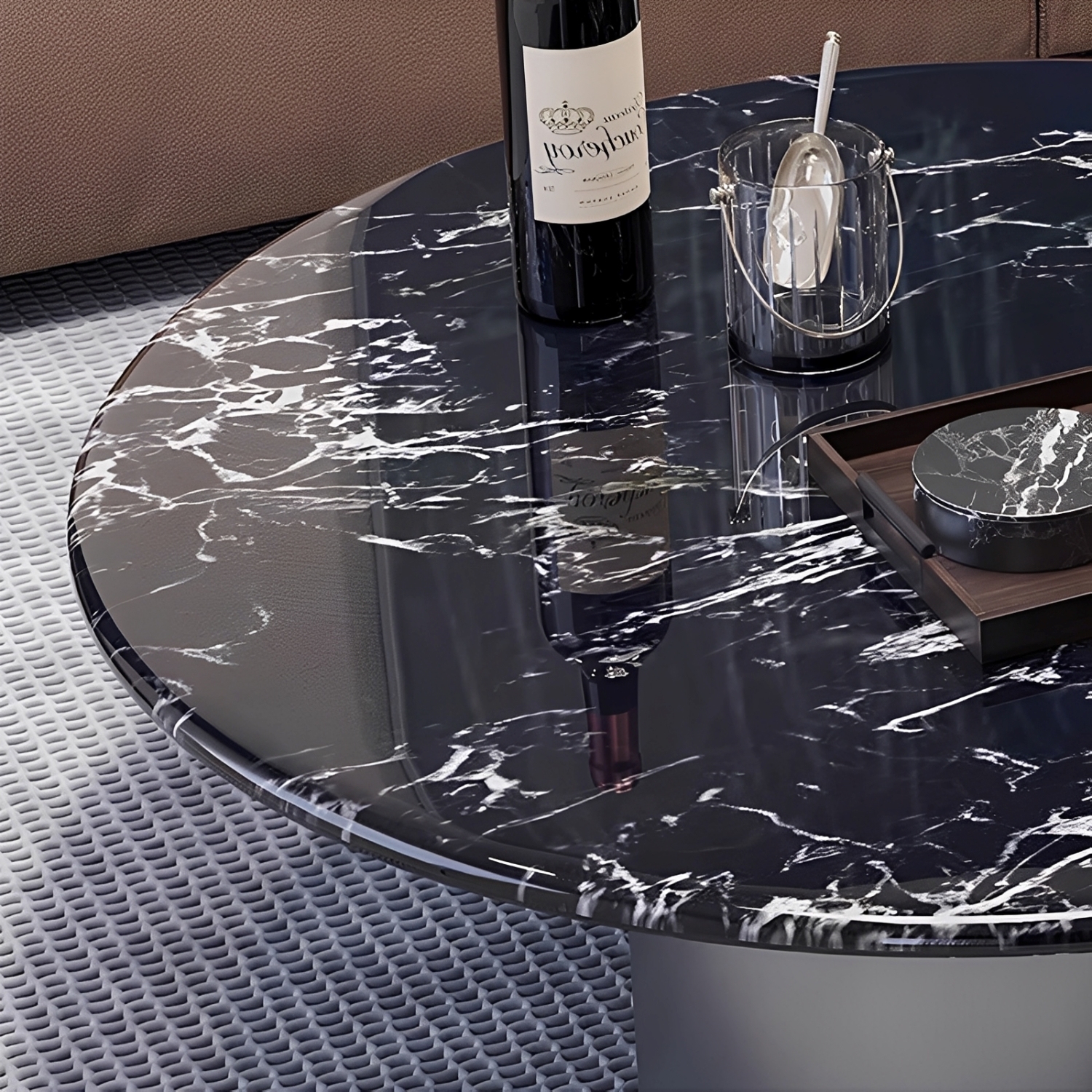 マーブルローテーブル