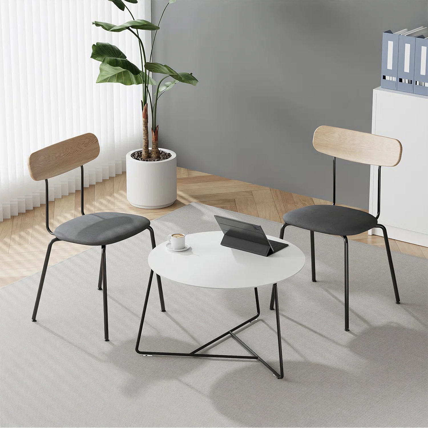 スリムラウンドテーブル