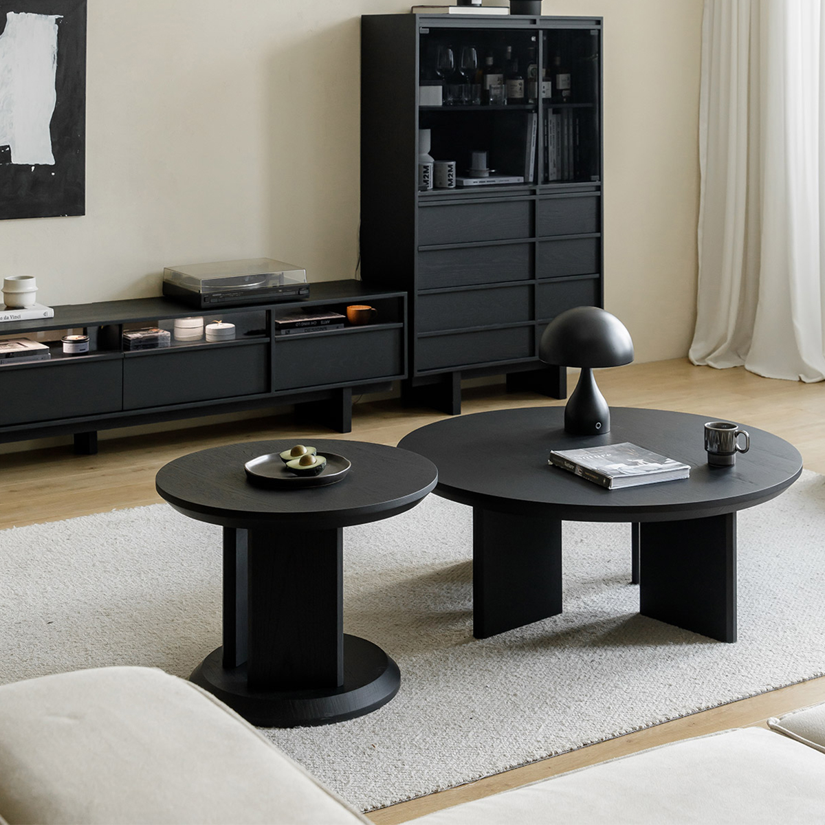 モダンローテーブルセット