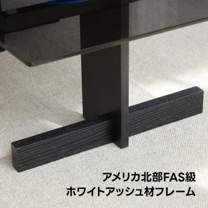 クリアリビングローテーブル