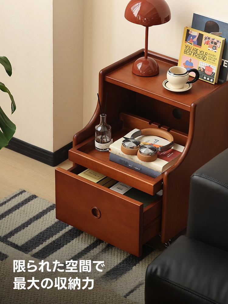 ツゲ材 ウッドキャビネット