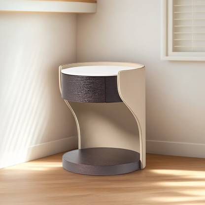 カーブサークルナイトテーブル