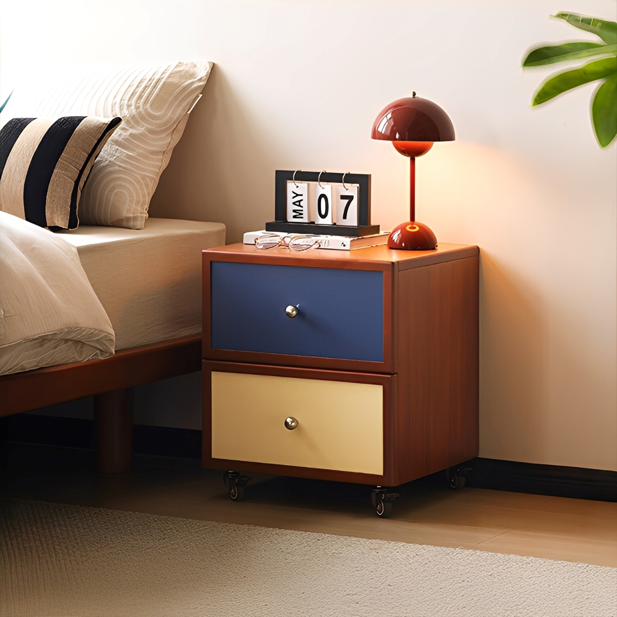 バイカラーサイドキャビネット