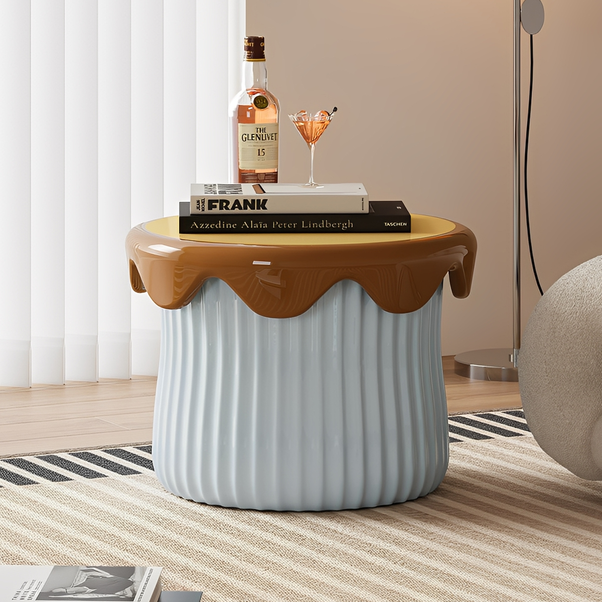 プリントップサイドテーブル