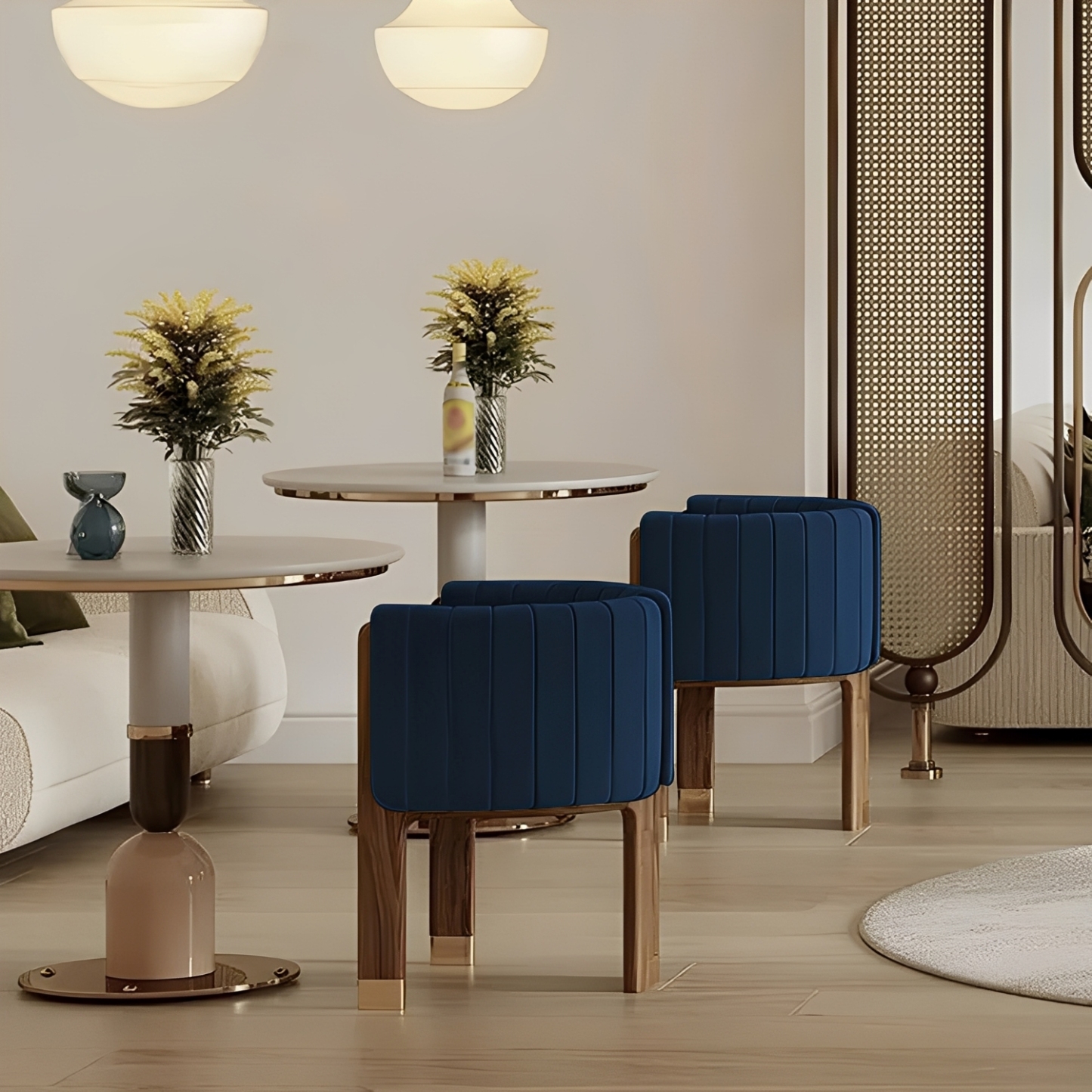 スクエアグリッドチェア