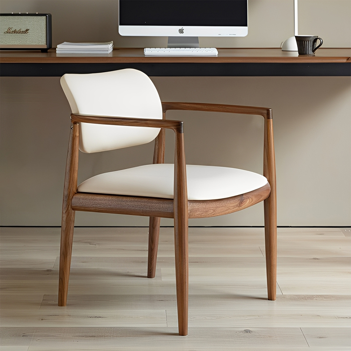 ウォールナット材 エルムアームチェア