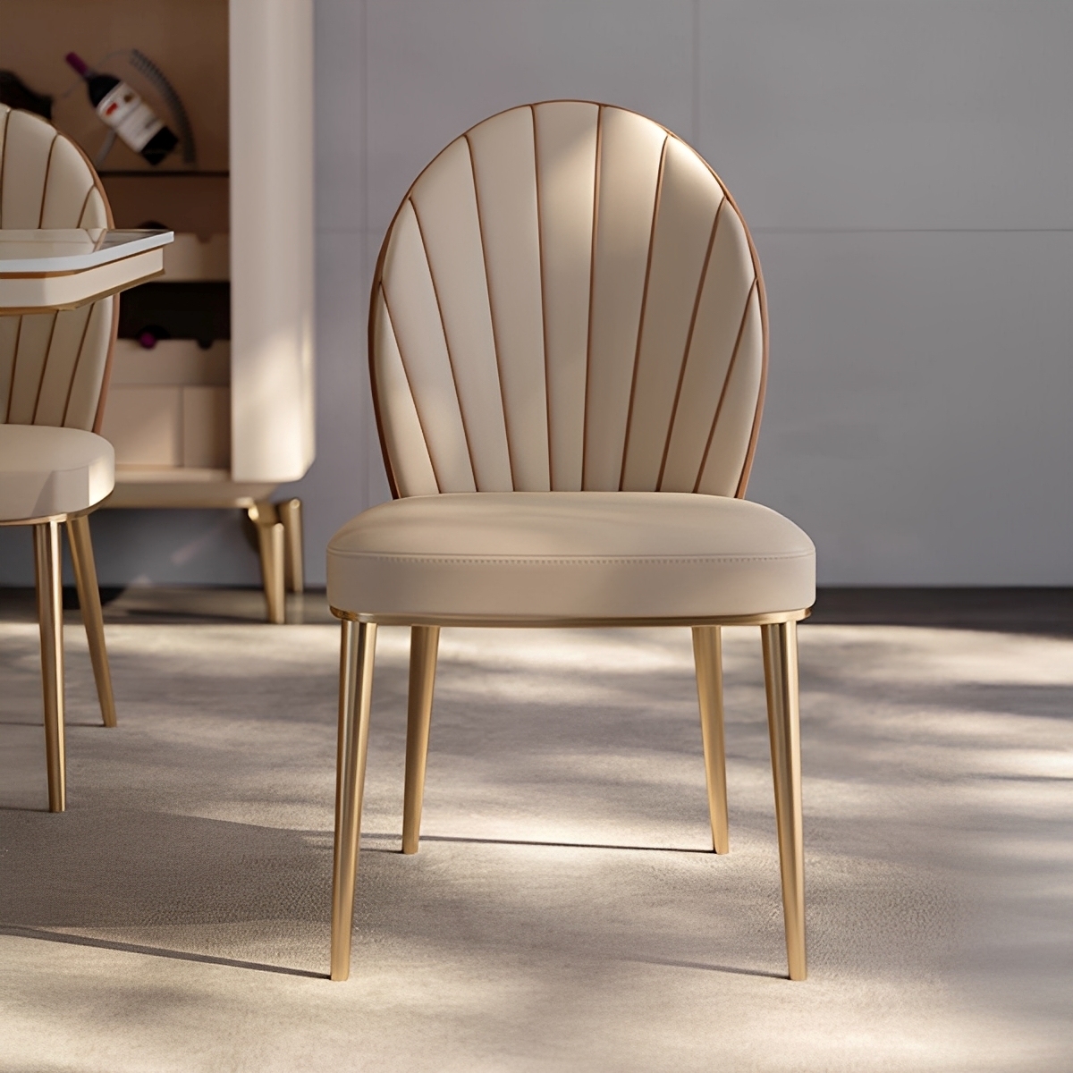 シェル型ダイニングチェア