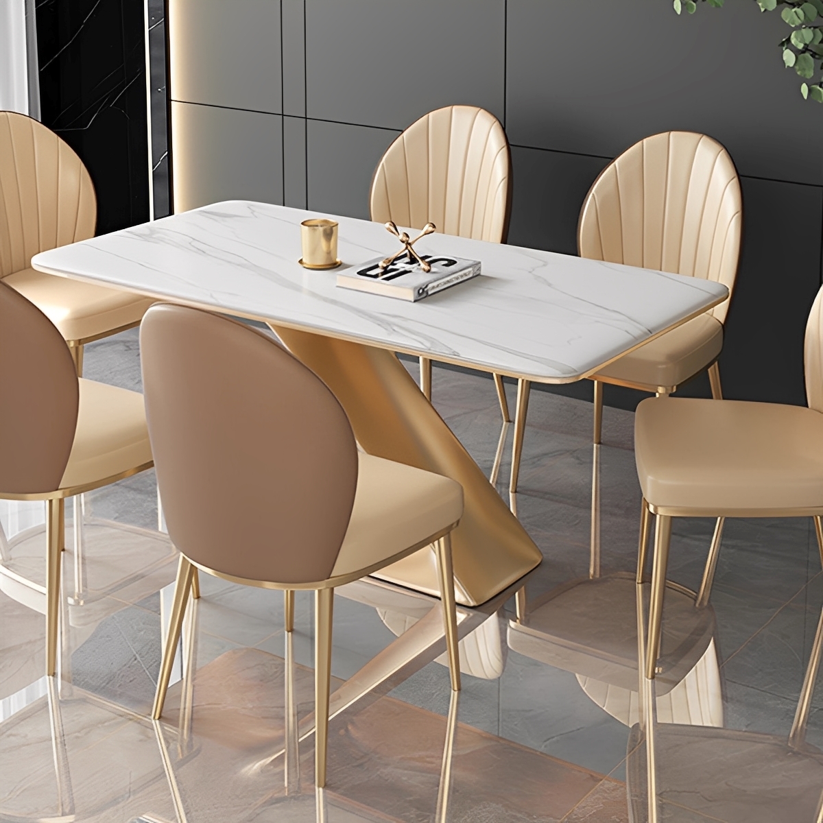 シェル型ダイニングチェア