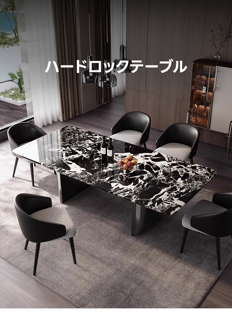 天然大理石 ハードロックテーブル – CAGUUU